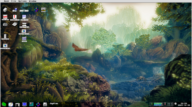 Screenshot of Motosu in 32-bit colour